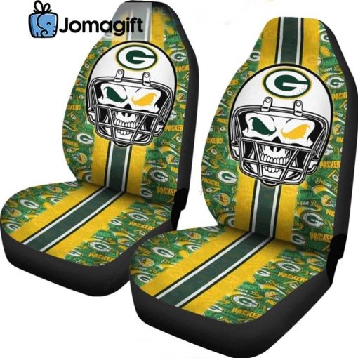 Best Sellers Green Bay Packers Skull Helmet Seat Covers Car