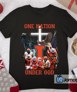 Illinois Fighting Illini One Nation Under God Shirt 2