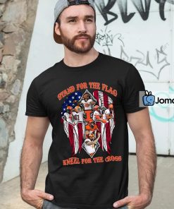 Illinois Fighting Illini Stand For The Flag Kneel For The Cross Shirt 4