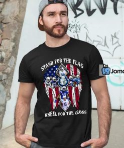 Indianapolis Colts Stand For The Flag Kneel For The Cross Shirt 4