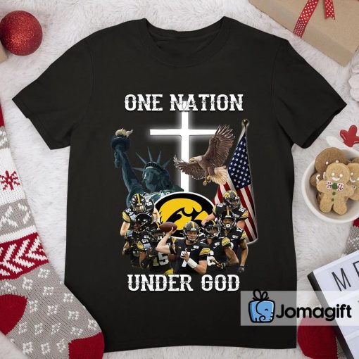 Iowa Hawkeyes One Nation Under God Shirt