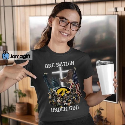 Iowa Hawkeyes One Nation Under God Shirt