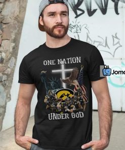 Iowa Hawkeyes One Nation Under God Shirt 4