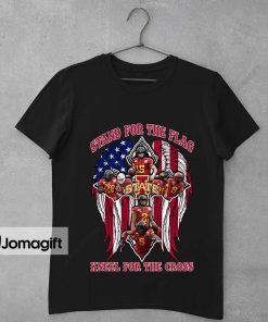 Iowa State Cyclones Stand For The Flag Kneel For The Cross Shirt 1