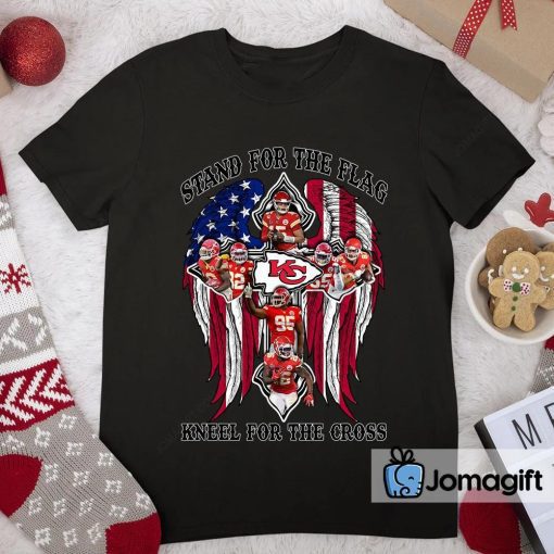 Kansas City Chiefs Stand For The Flag Kneel For The Cross Shirt