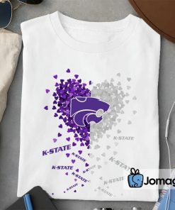 Kansas State Wildcats Heart Shirt Hoodie Sweater Long Sleeve 2