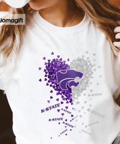 Kansas State Wildcats Heart Shirt Hoodie Sweater Long Sleeve 3