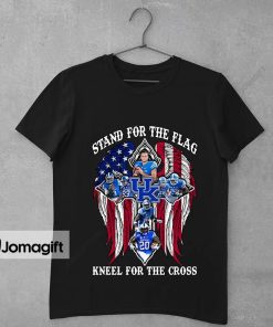 Kentucky Wildcats Stand For The Flag Kneel For The Cross Shirt 1