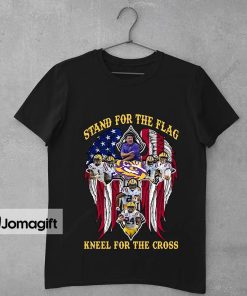 LSU Tigers Stand For The Flag Kneel For The Cross Shirt 1
