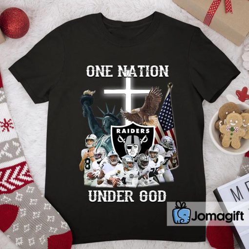 Las Vegas Raiders One Nation Under God Shirt