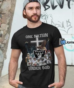Las Vegas Raiders One Nation Under God Shirt 4