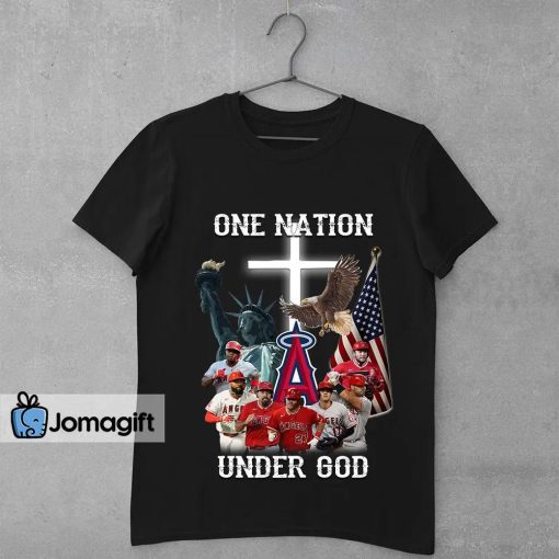Los Angeles Angels One Nation Under God Shirt