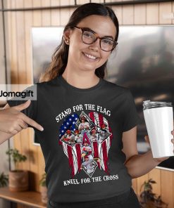 Los Angeles Angels Stand For The Flag Kneel For The Cross Shirt 3