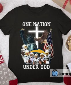 Los Angeles Chargers One Nation Under God Shirt 2