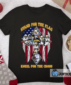 Los Angeles Chargers Stand For The Flag Kneel For The Cross Shirt 2