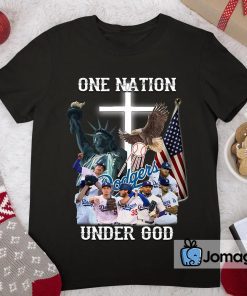 Los Angeles Dodgers One Nation Under God Shirt 2