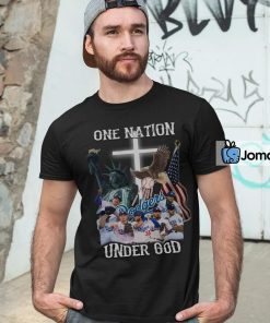Los Angeles Dodgers One Nation Under God Shirt 4
