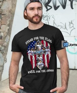 Los Angeles Dodgers Stand For The Flag Kneel For The Cross Shirt 4