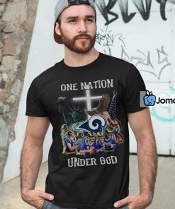 Los Angeles Rams One Nation Under God Shirt 4