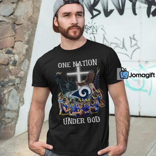 Los Angeles Rams One Nation Under God Shirt