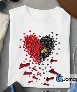 Louisville Cardinals Heart Shirt Hoodie Sweater Long Sleeve 2