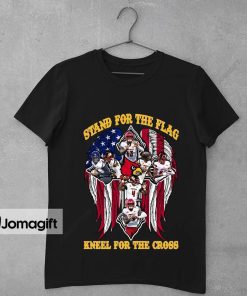 Louisville Cardinals Stand For The Flag Kneel For The Cross Shirt