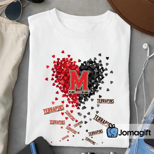 Maryland Terrapins Heart Shirt, Hoodie, Sweater, Long Sleeve