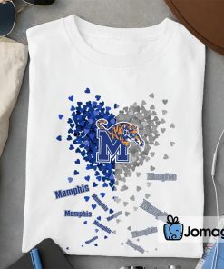 Memphis Tigers Heart Shirt Hoodie Sweater Long Sleeve 2