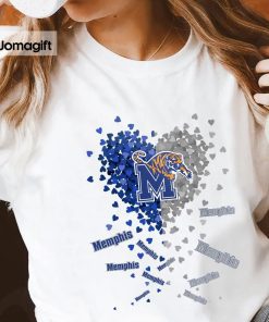 Memphis Tigers Heart Shirt, Hoodie, Sweater, Long Sleeve