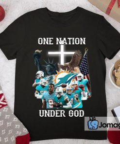 Miami Dolphins One Nation Under God Shirt 2