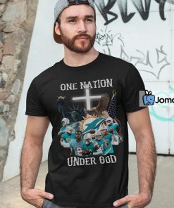 Miami Dolphins One Nation Under God Shirt 4