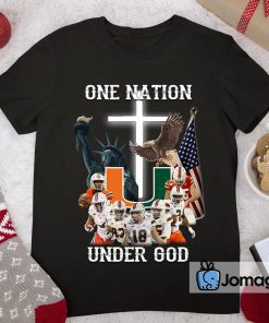 Miami Hurricanes One Nation Under God Shirt 2