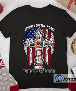 Miami Hurricanes Stand For The Flag Kneel For The Cross Shirt 2