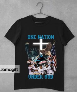 Miami Marlins One Nation Under God Shirt