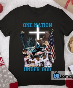 Miami Marlins One Nation Under God Shirt 2