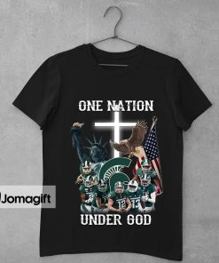 Michigan State Spartans One Nation Under God Shirt 1