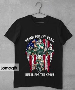 Michigan State Spartans Stand For The Flag Kneel For The Cross Shirt 1