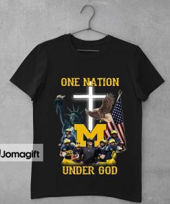 Michigan Wolverines One Nation Under God Shirt 1