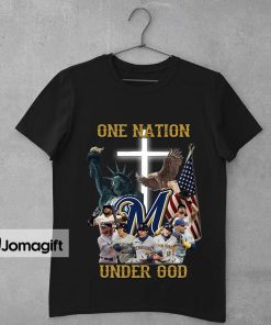 Milwaukee Brewers One Nation Under God Shirt 1