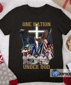 Milwaukee Brewers One Nation Under God Shirt 2