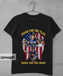 Milwaukee Brewers Stand For The Flag Kneel For The Cross Shirt 1