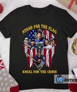 Milwaukee Brewers Stand For The Flag Kneel For The Cross Shirt 2