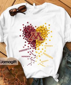 Minnesota Golden Gophers Heart Shirt, Hoodie, Sweater, Long Sleeve