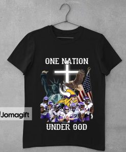 Minnesota Vikings One Nation Under God Shirt 1