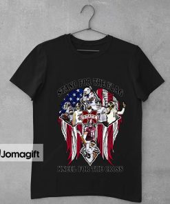 Mississippi State Bulldogs Stand For The Flag Kneel For The Cross Shirt 1