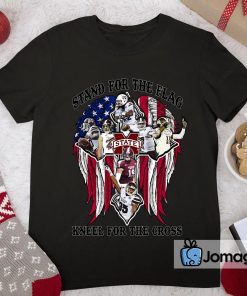 Mississippi State Bulldogs Stand For The Flag Kneel For The Cross Shirt 2
