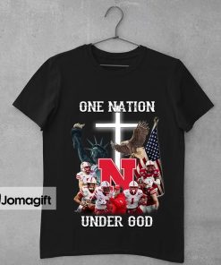 Nebraska Cornhuskers One Nation Under God Shirt 1
