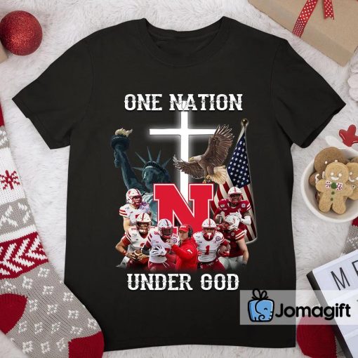 Nebraska Cornhuskers One Nation Under God Shirt