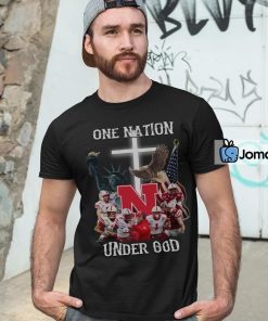 Nebraska Cornhuskers One Nation Under God Shirt 4