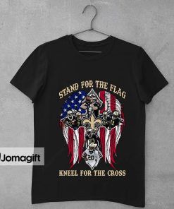 New Orleans Saints Stand For The Flag Kneel For The Cross Shirt 1
